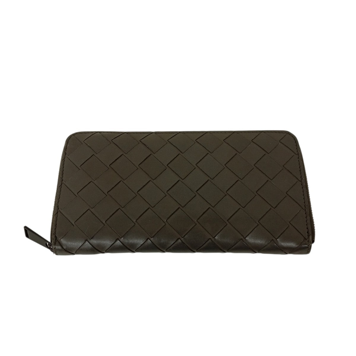 BOTTEGA VENETA イントレチャート ジップアラウンド財布 古着・中古-2枚目のアイテム画像