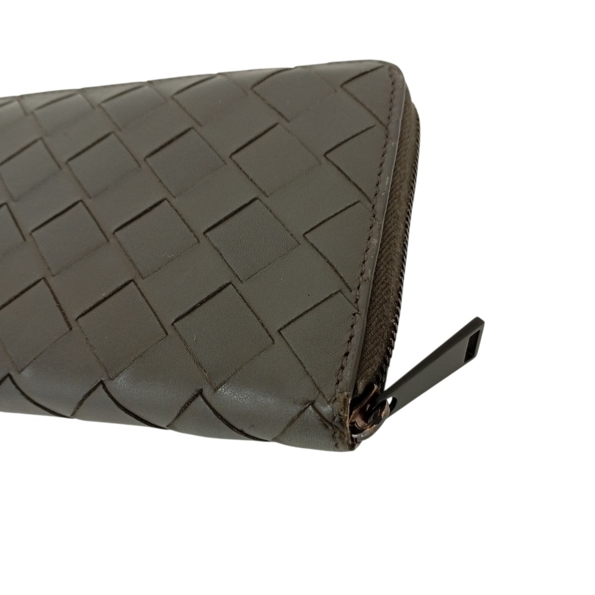 BOTTEGA VENETA イントレチャート ジップアラウンド財布 古着・中古-5枚目のアイテム画像