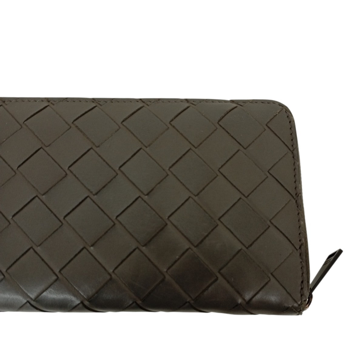 BOTTEGA VENETA イントレチャート ジップアラウンド財布 古着・中古-6枚目のアイテム画像