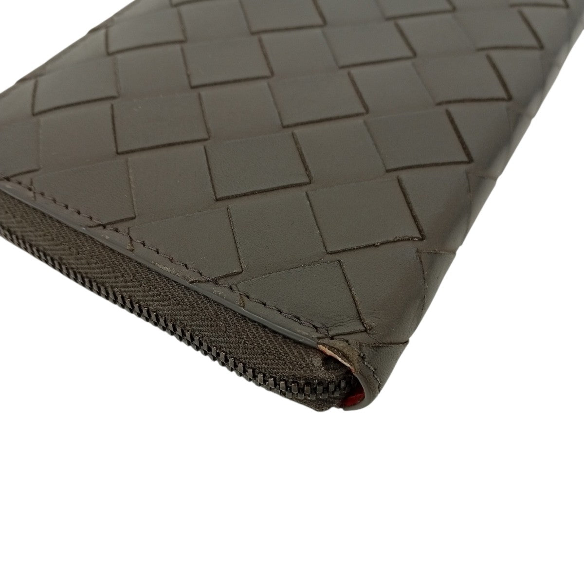 BOTTEGA VENETA イントレチャート ジップアラウンド財布 古着・中古-7枚目のアイテム画像