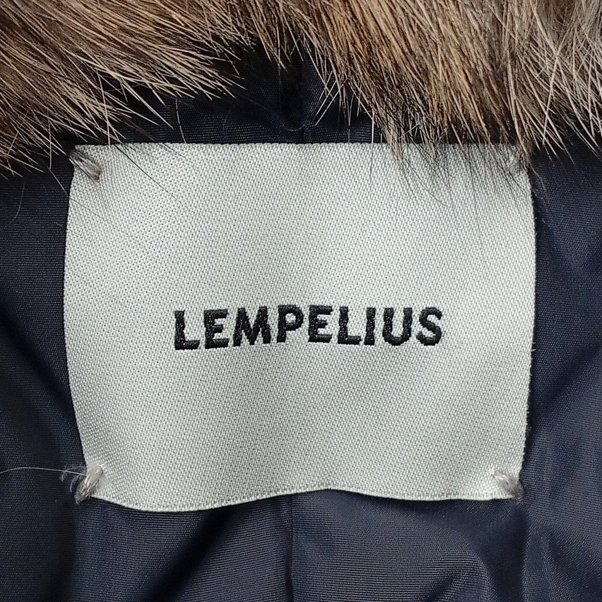 LEMPELIUS 648R FOR RABBITダウンコート 古着・中古-3枚目のアイテム画像