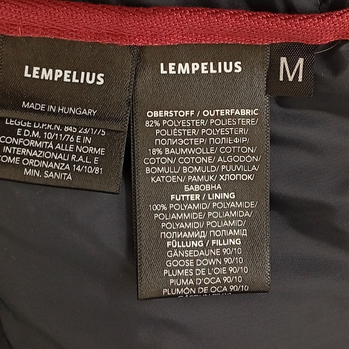 LEMPELIUS 648R FOR RABBITダウンコート 古着・中古-4枚目のアイテム画像