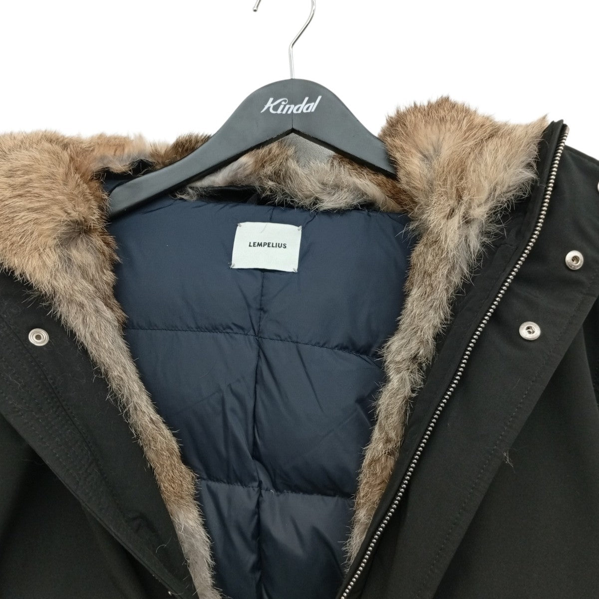 LEMPELIUS 648R FOR RABBITダウンコート 古着・中古-6枚目のアイテム画像