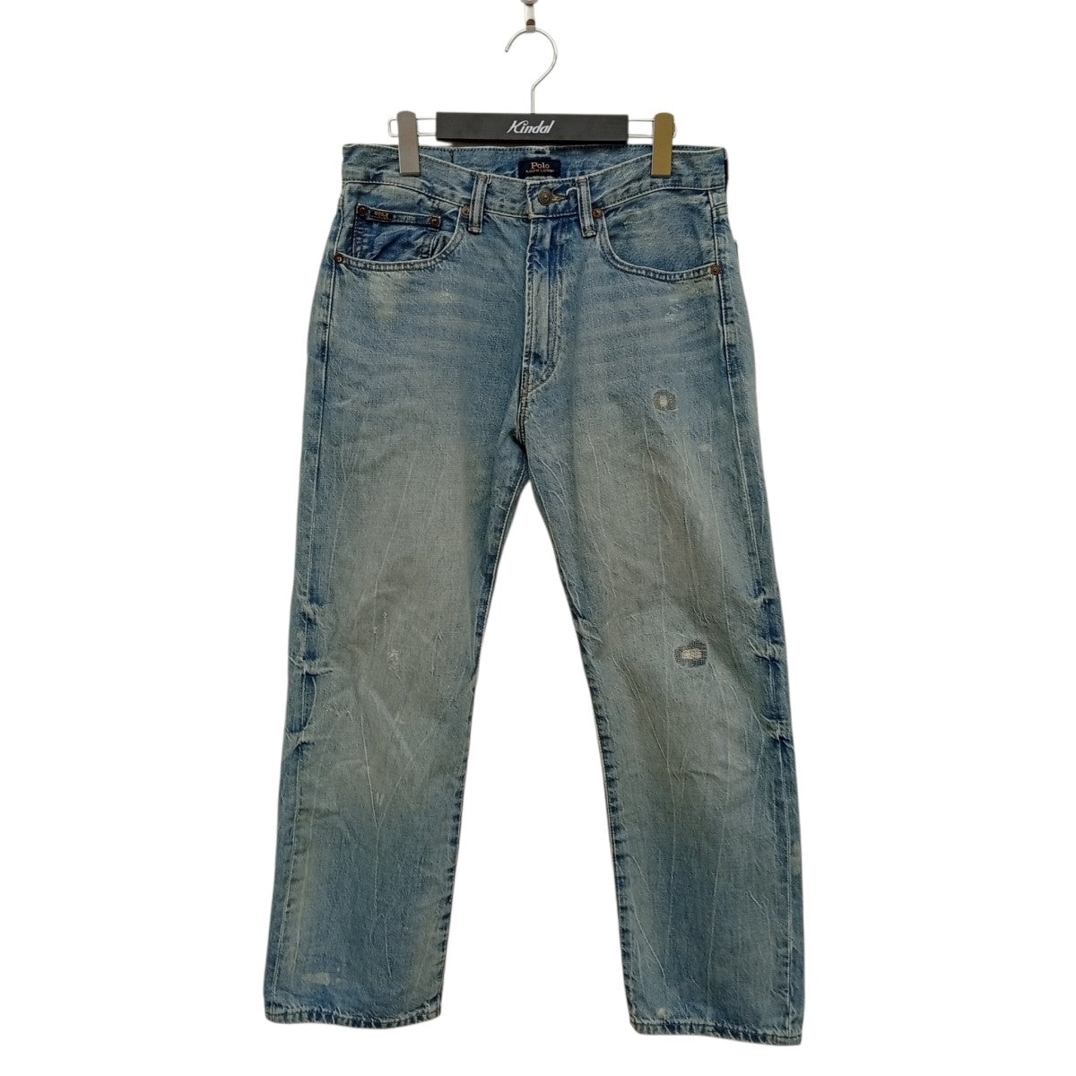 POLO RALPH LAUREN ダメージ加工デニムパンツ 古着・中古-1枚目のアイテム画像