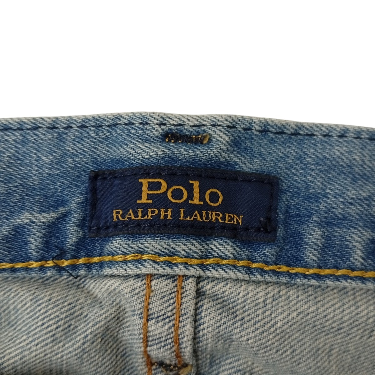 POLO RALPH LAUREN ダメージ加工デニムパンツ 古着・中古-3枚目のアイテム画像