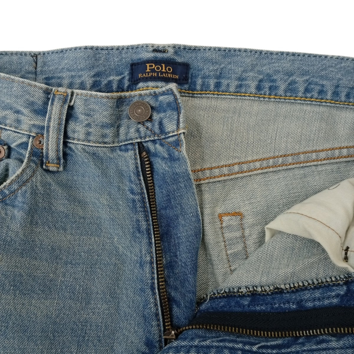 POLO RALPH LAUREN ダメージ加工デニムパンツ 古着・中古-5枚目のアイテム画像