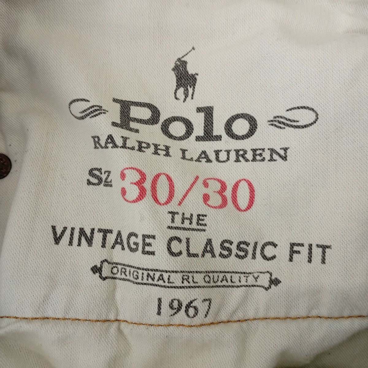 POLO RALPH LAUREN ダメージ加工デニムパンツ 古着・中古-6枚目のアイテム画像