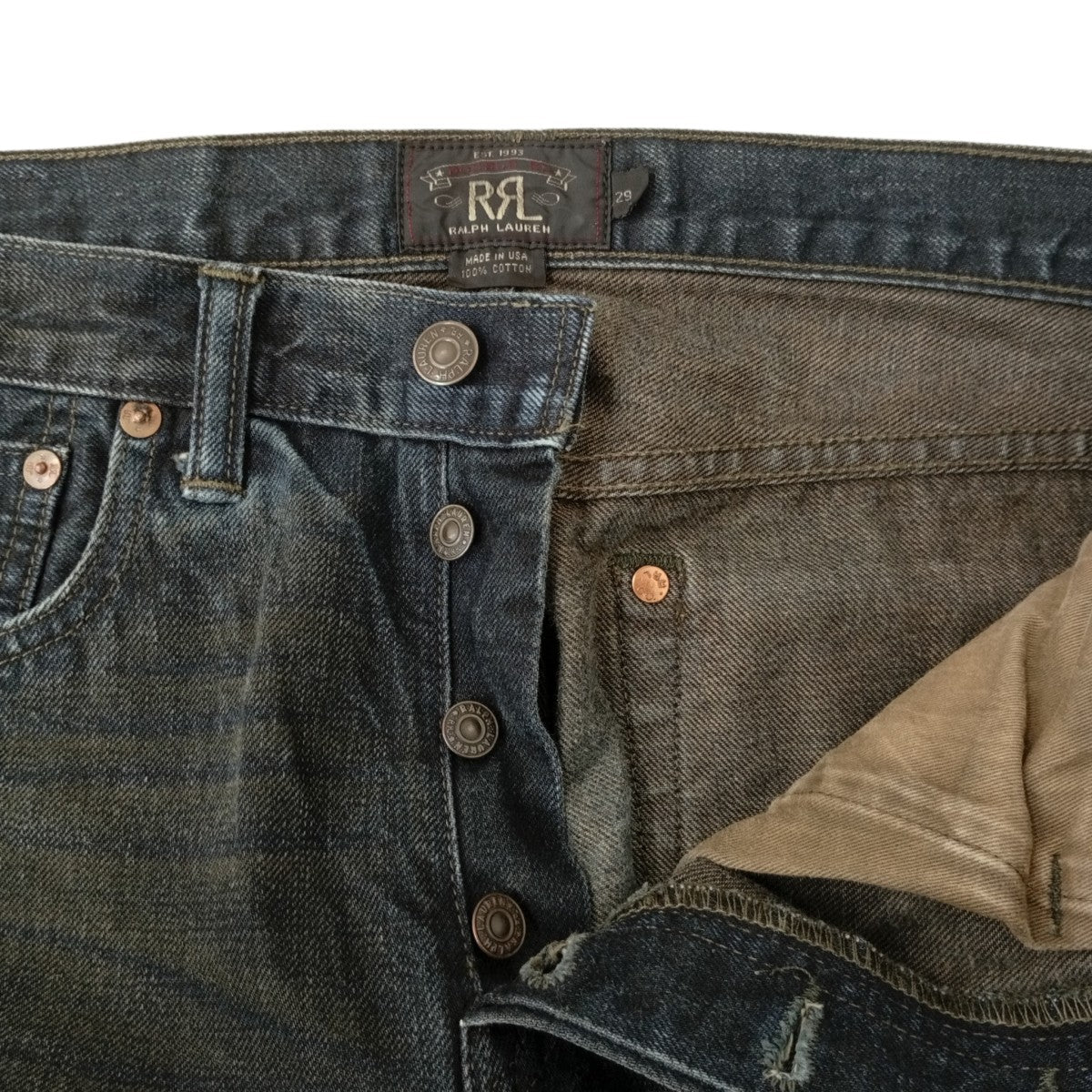 RRL USA製デニムパンツ 古着・中古-3枚目のアイテム画像