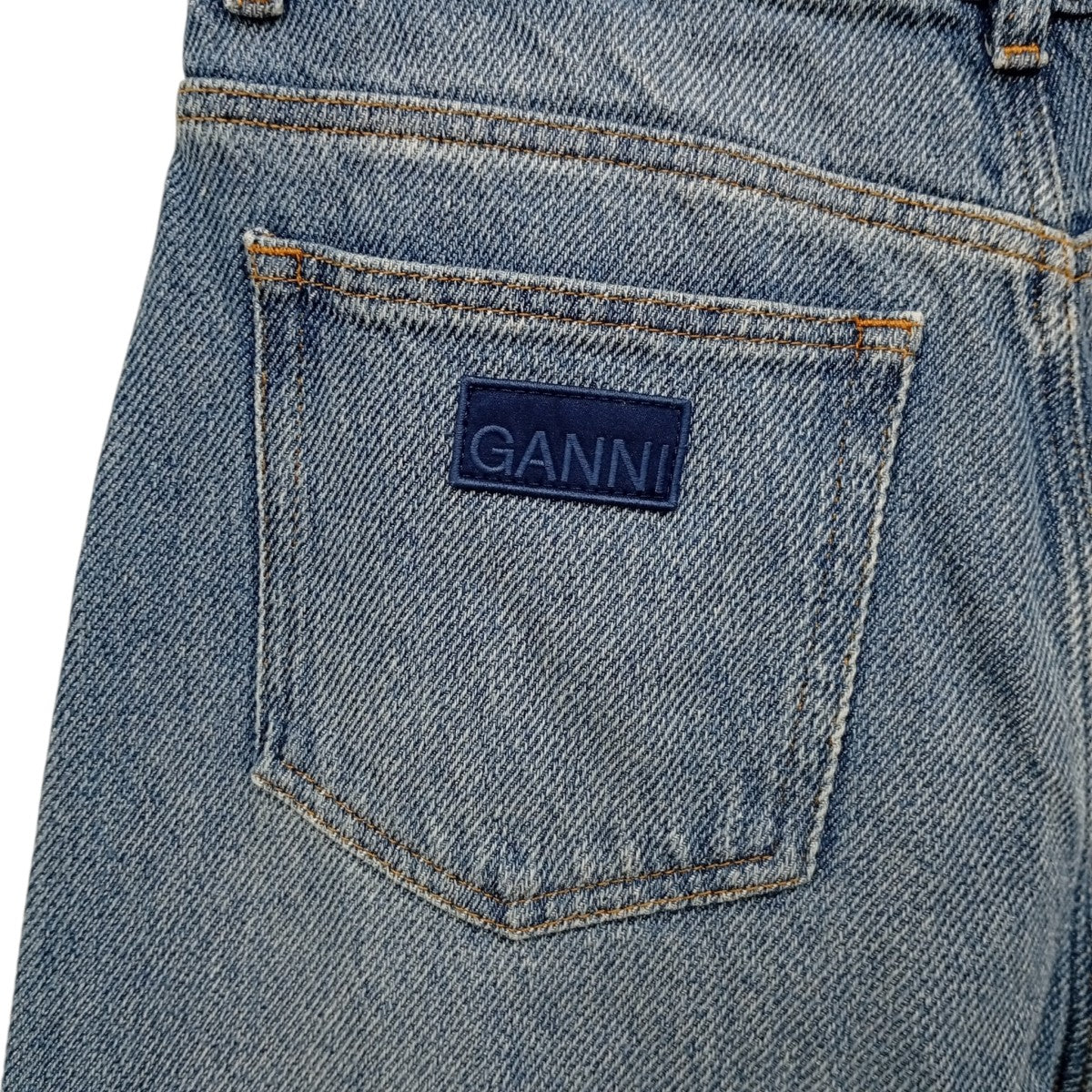 Ganni Heavy StaryデニムパンツJ1602 古着・中古-7枚目のアイテム画像