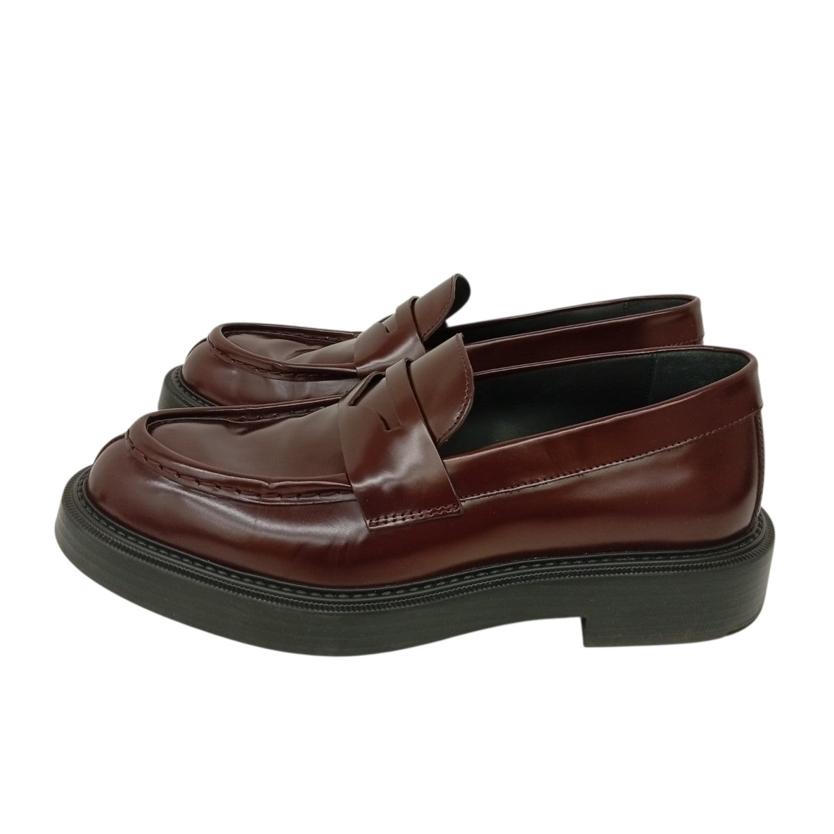 EMPORIO ARMANI ブラッシュドレザーローファーEM003723 古着・中古-3枚目のアイテム画像