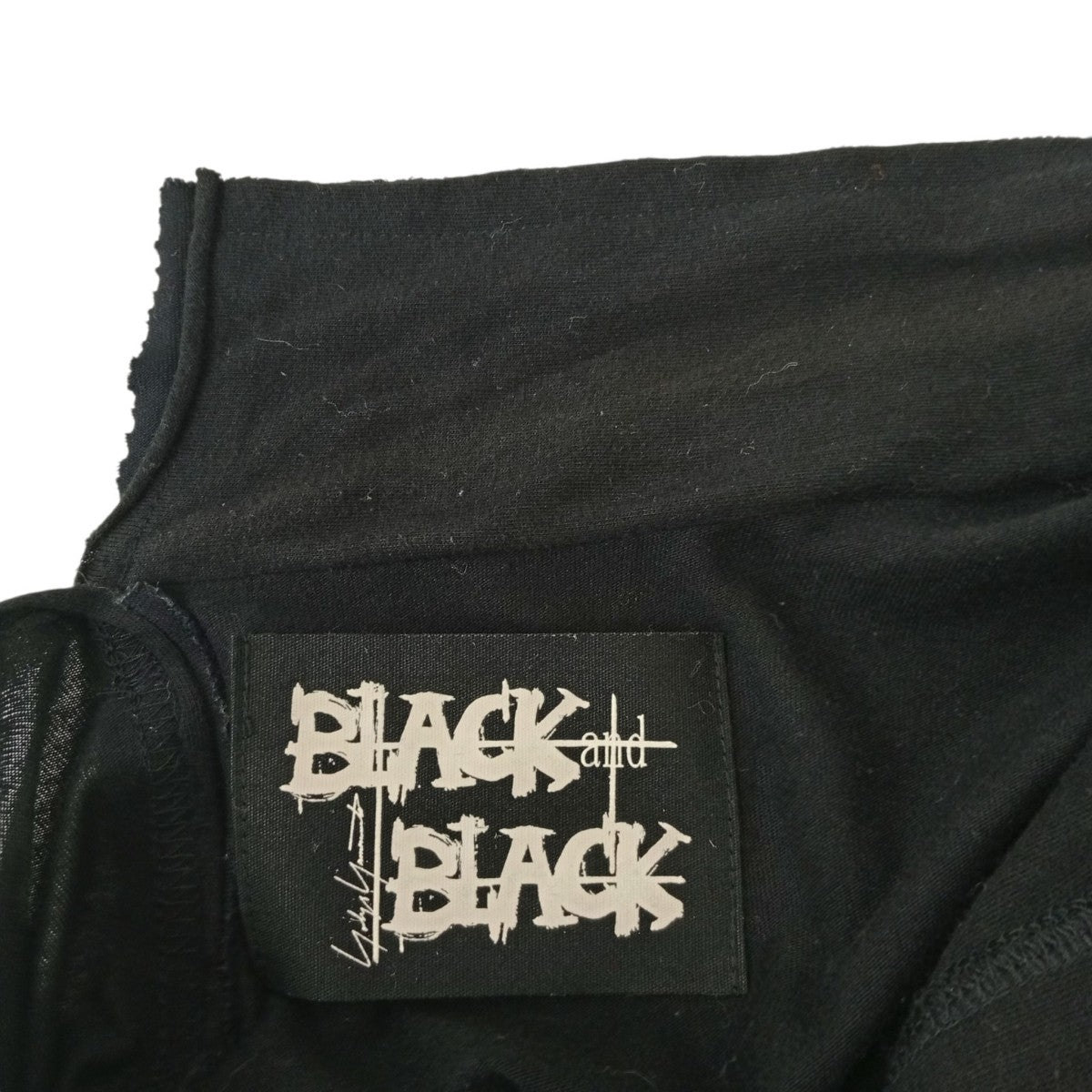 yohji yamamoto +noir BLACK and BLACK変形襟デザインシャツジャケットND-T83-067 古着・中古-3枚目のアイテム画像