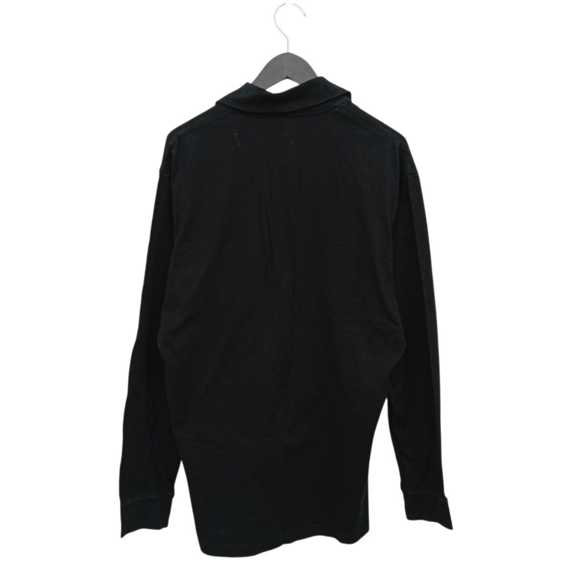 YOHJI YAMAMOTO(ヨウジヤマモト) ハーフジップスウェット ブラック