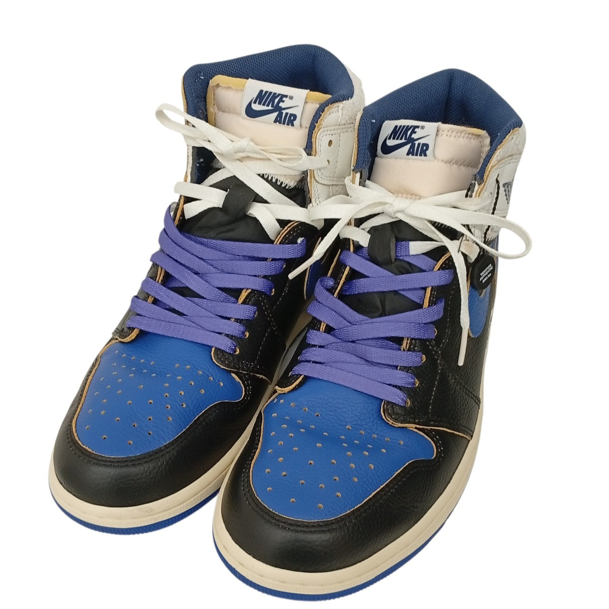 NIKE×FRAGMENTS×UNION Air Jordan 1 High OG Sport RoyalスニーカーIO7847-001 古着・中古-1枚目のアイテム画像