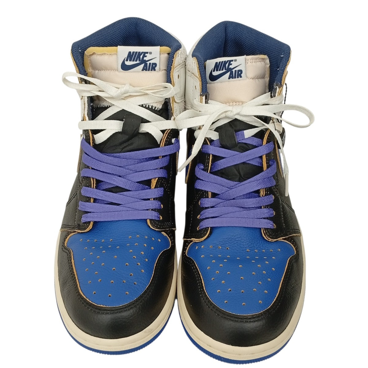 NIKE×FRAGMENTS×UNION Air Jordan 1 High OG Sport RoyalスニーカーIO7847-001 古着・中古-2枚目のアイテム画像
