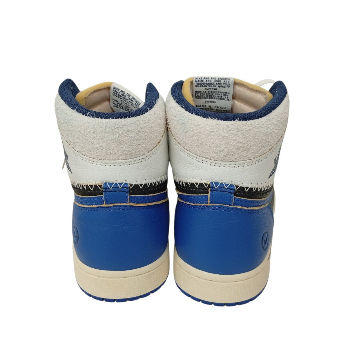 NIKE×FRAGMENTS×UNION Air Jordan 1 High OG Sport RoyalスニーカーIO7847-001 古着・中古-4枚目のアイテム画像