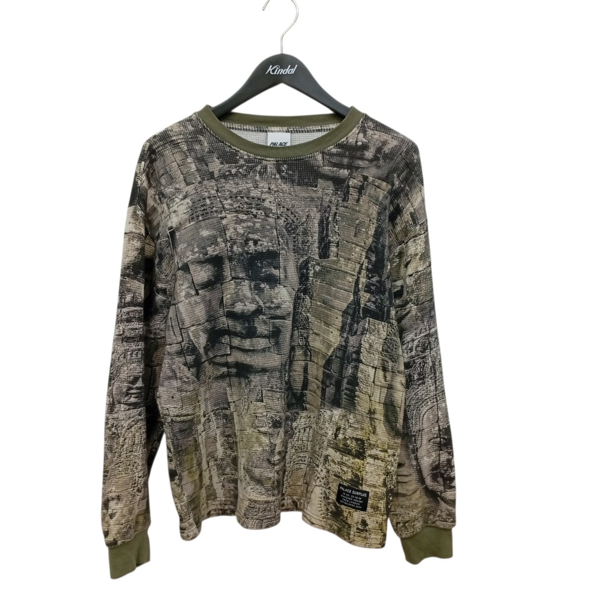 PALACE 25SS2-TONE LONGSLEEVE総柄ロングスリーブカットソー 古着・中古-1枚目のアイテム画像