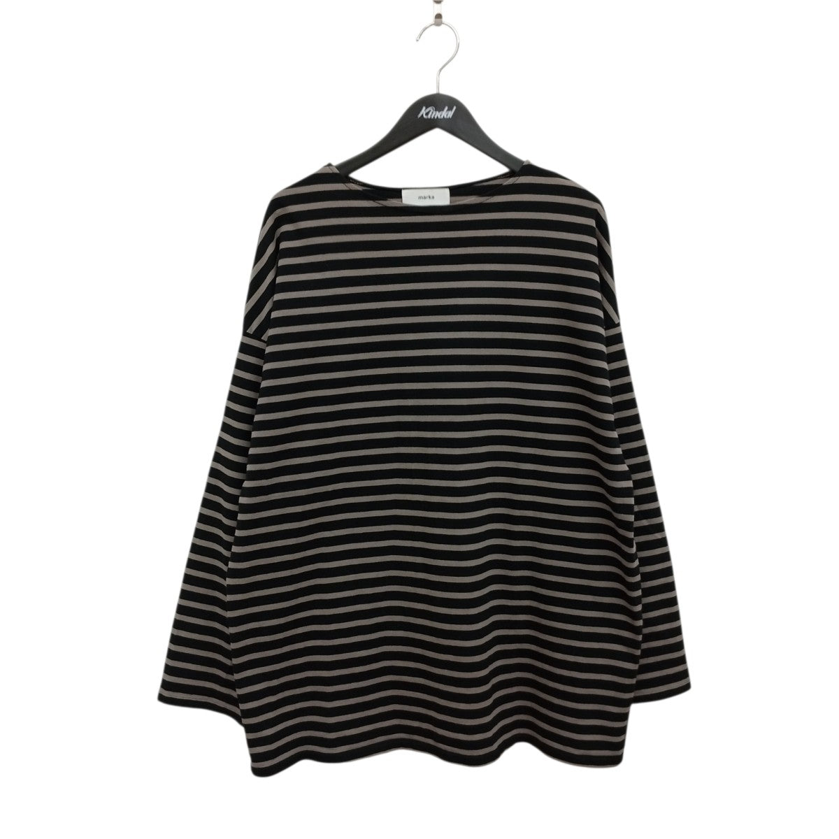 MARKA BASQUE SHIRT - 30 1 ORGANIC COTTON KNITボーダーカットソーM24A-17CS01C 古着・中古-1枚目のアイテム画像