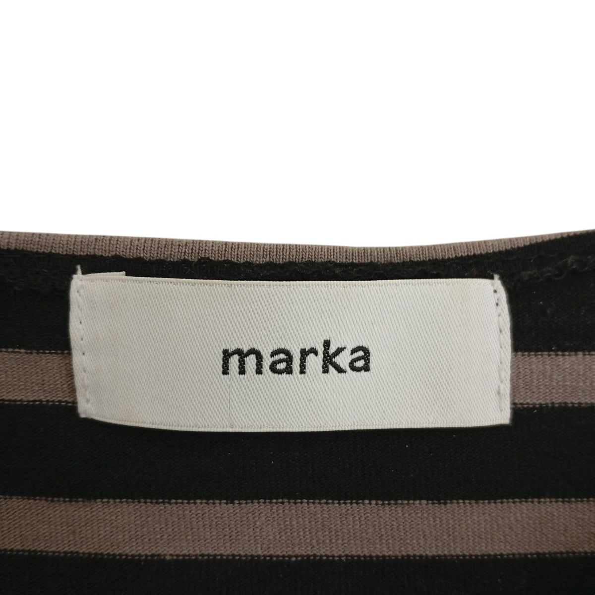 MARKA BASQUE SHIRT - 30 1 ORGANIC COTTON KNITボーダーカットソーM24A-17CS01C 古着・中古-3枚目のアイテム画像