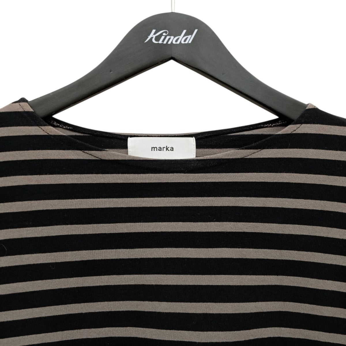 MARKA BASQUE SHIRT - 30 1 ORGANIC COTTON KNITボーダーカットソーM24A-17CS01C 古着・中古-5枚目のアイテム画像