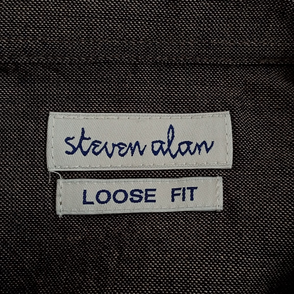 STEVEN ALAN LOOSE FIT TRO REGULAR COLLAR SHIRTシャツ8111-218-0927 古着・中古-3枚目のアイテム画像