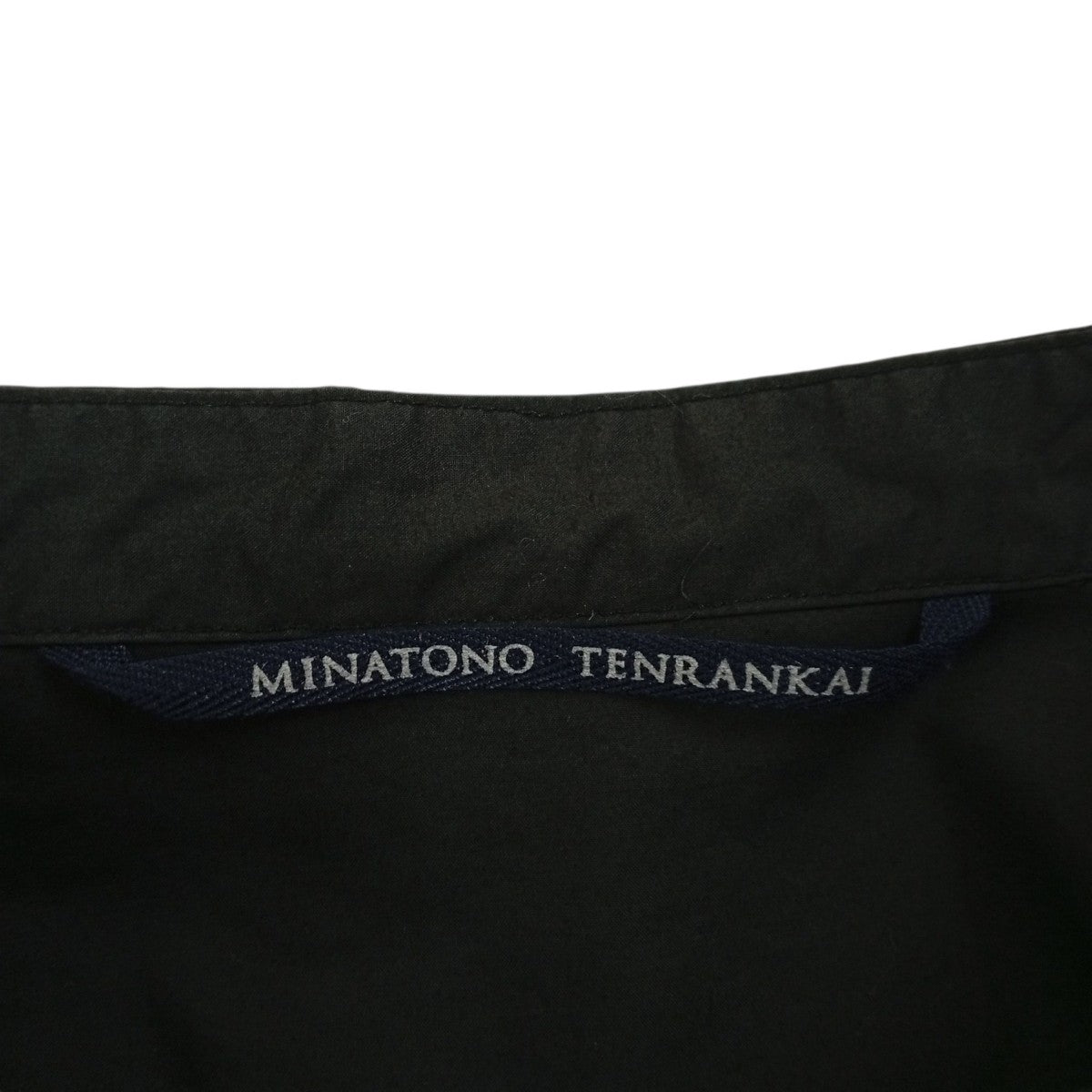 MINATONO TENRANKAI フリルバンドカラーシャツ 古着・中古-3枚目のアイテム画像