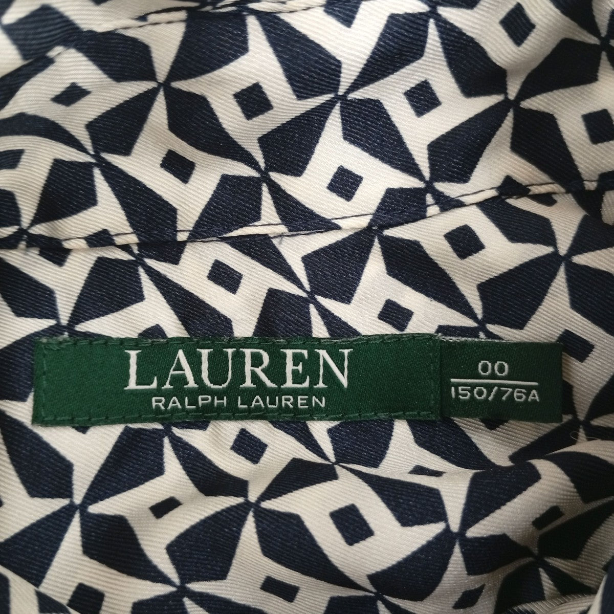 LAUREN RALPH LAUREN ジオメトリックシャツワンピース 古着・中古-5枚目のアイテム画像