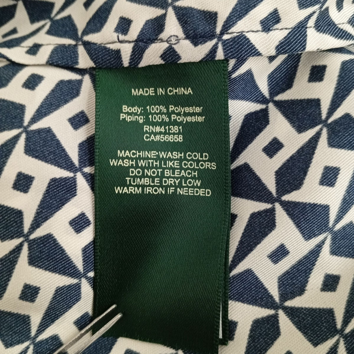 LAUREN RALPH LAUREN ジオメトリックシャツワンピース 古着・中古-6枚目のアイテム画像