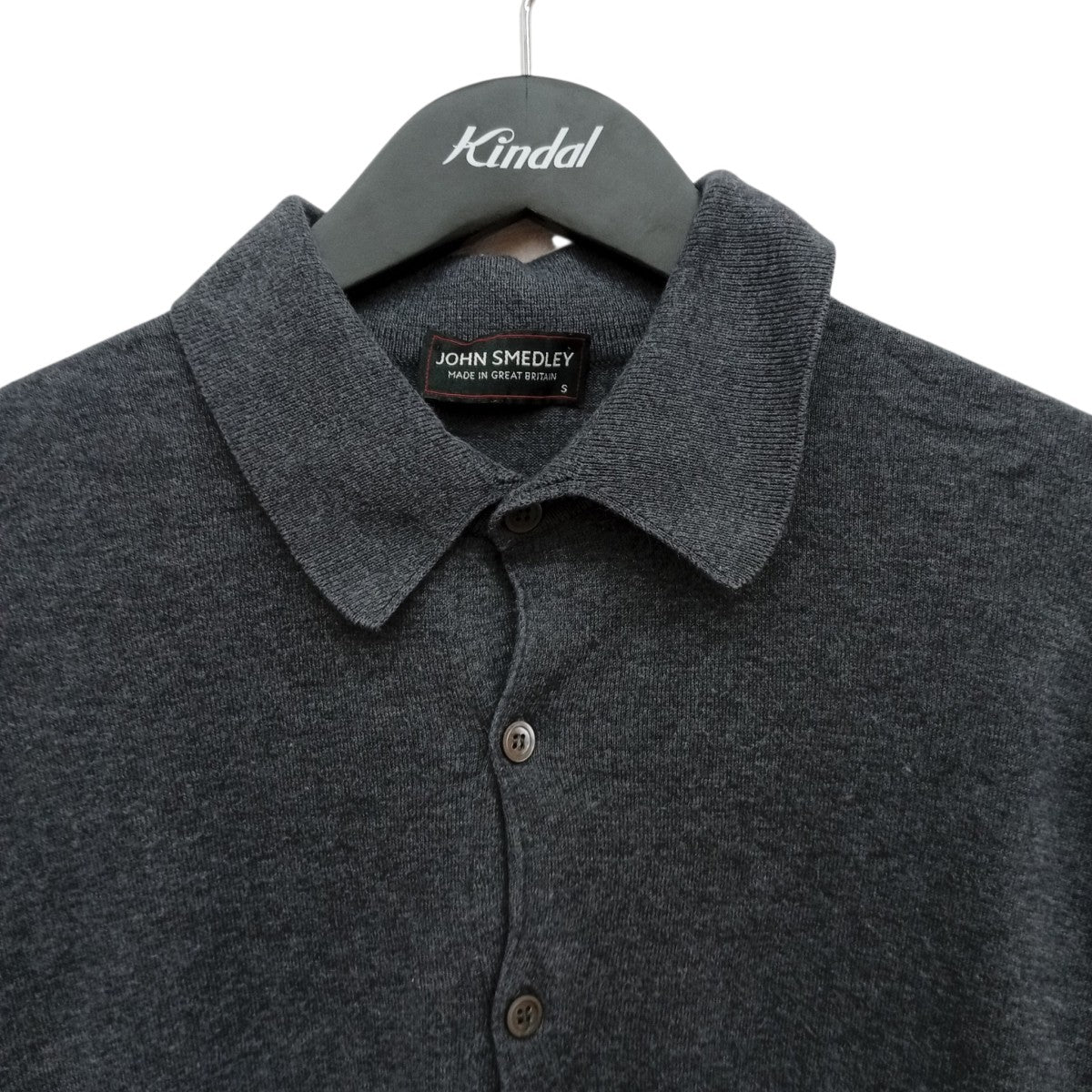 JOHN SMEDLEY ニットポロシャツ 古着・中古-5枚目のアイテム画像
