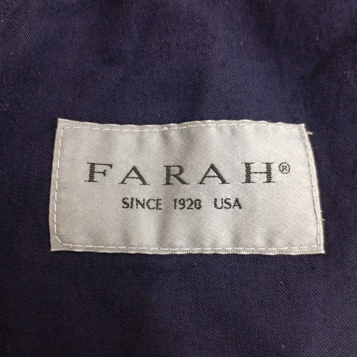 FARAH Three-Tuck Wide Pants TwillタックパンツFR0301-M4012 古着・中古-6枚目のアイテム画像