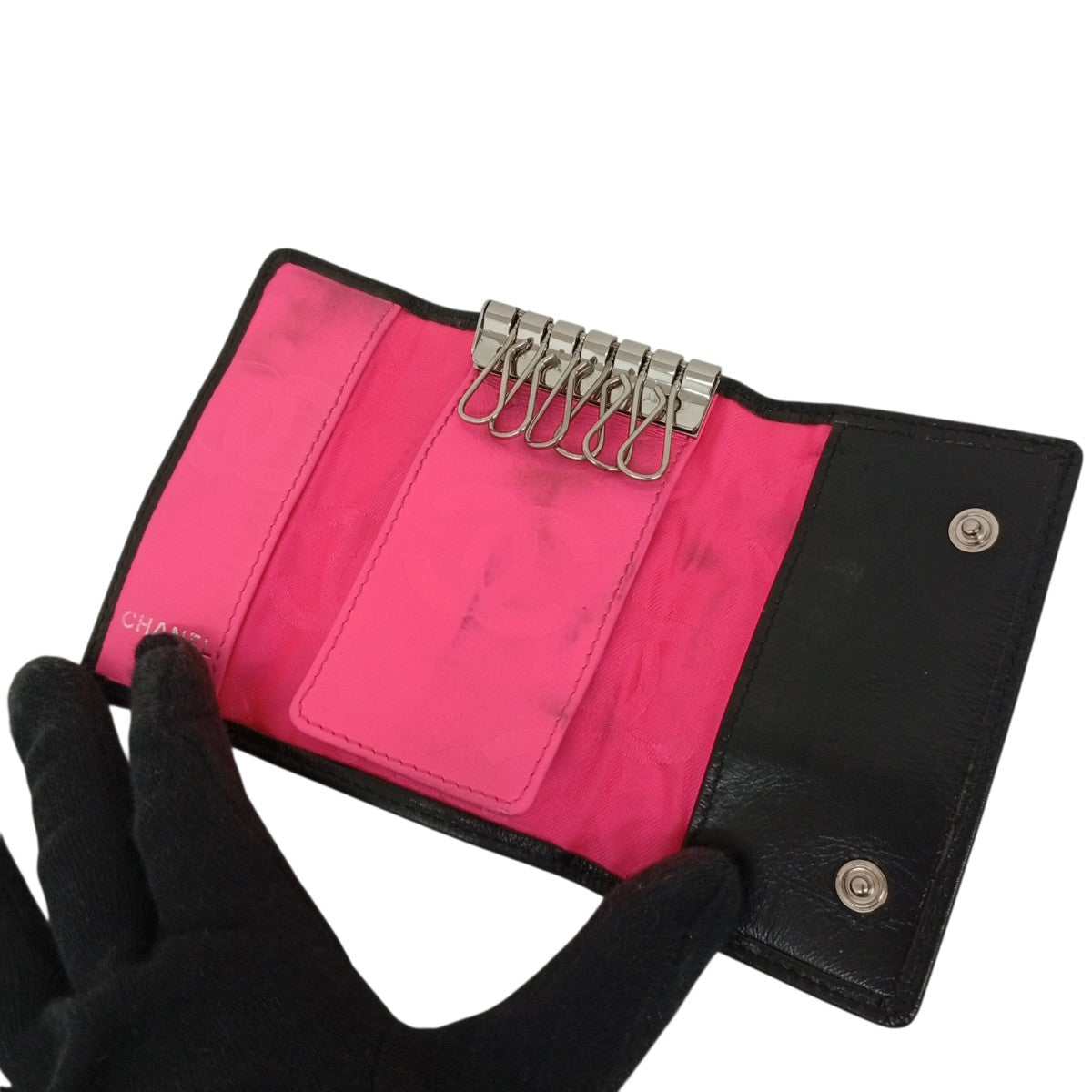 CHANEL カンボンラインキーケース 古着・中古-5枚目のアイテム画像