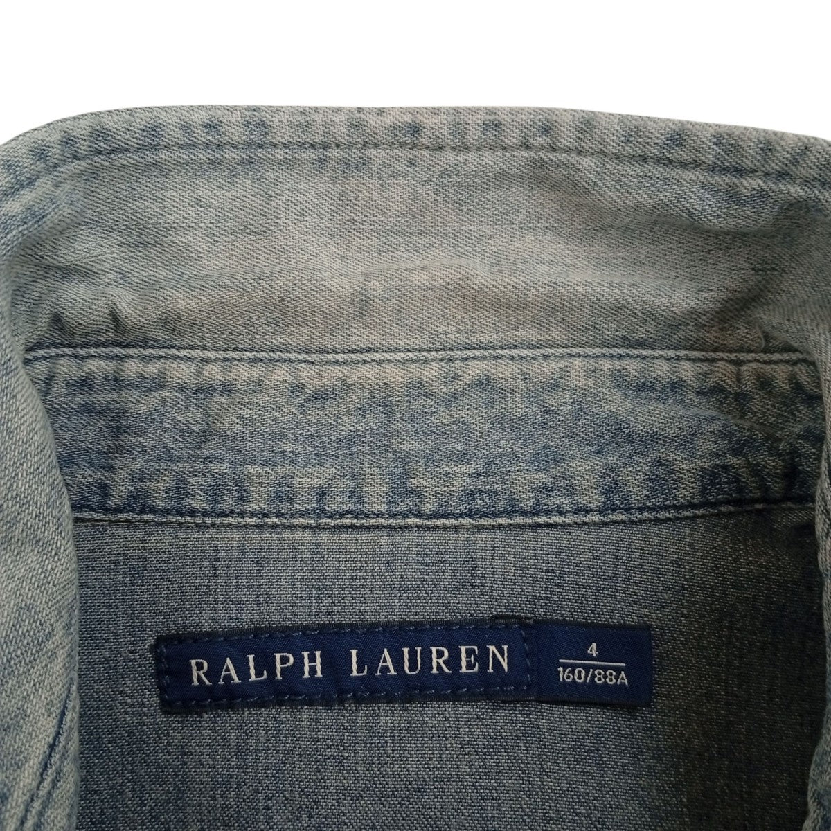 RALPH LAUREN デニムウエスタンシャツ 古着・中古-3枚目のアイテム画像