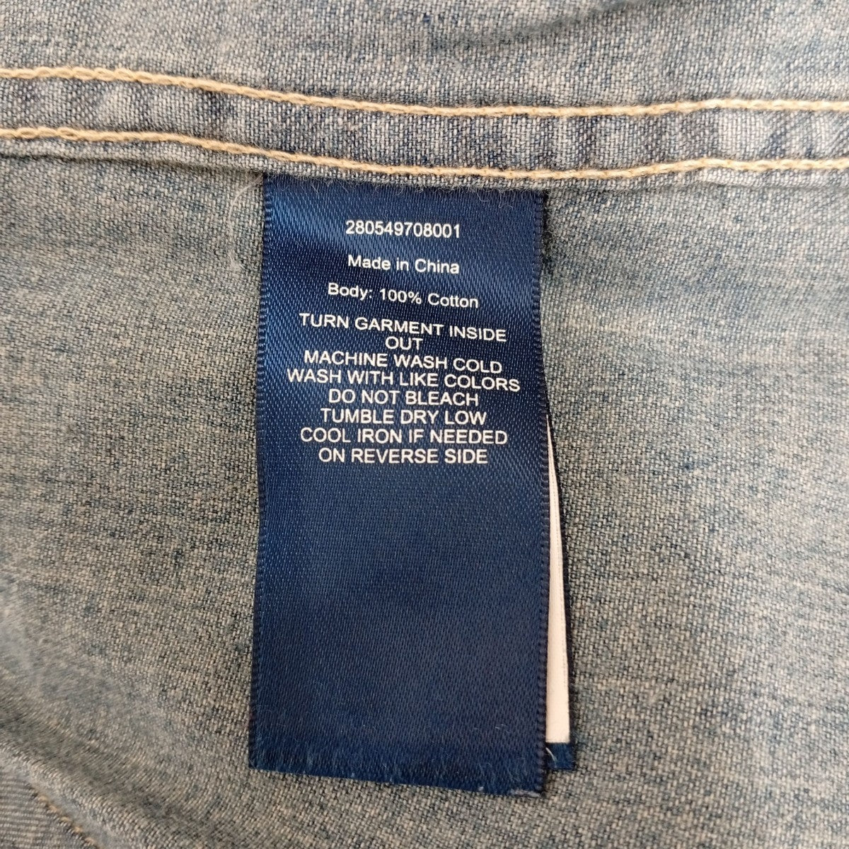 RALPH LAUREN デニムウエスタンシャツ 古着・中古-4枚目のアイテム画像