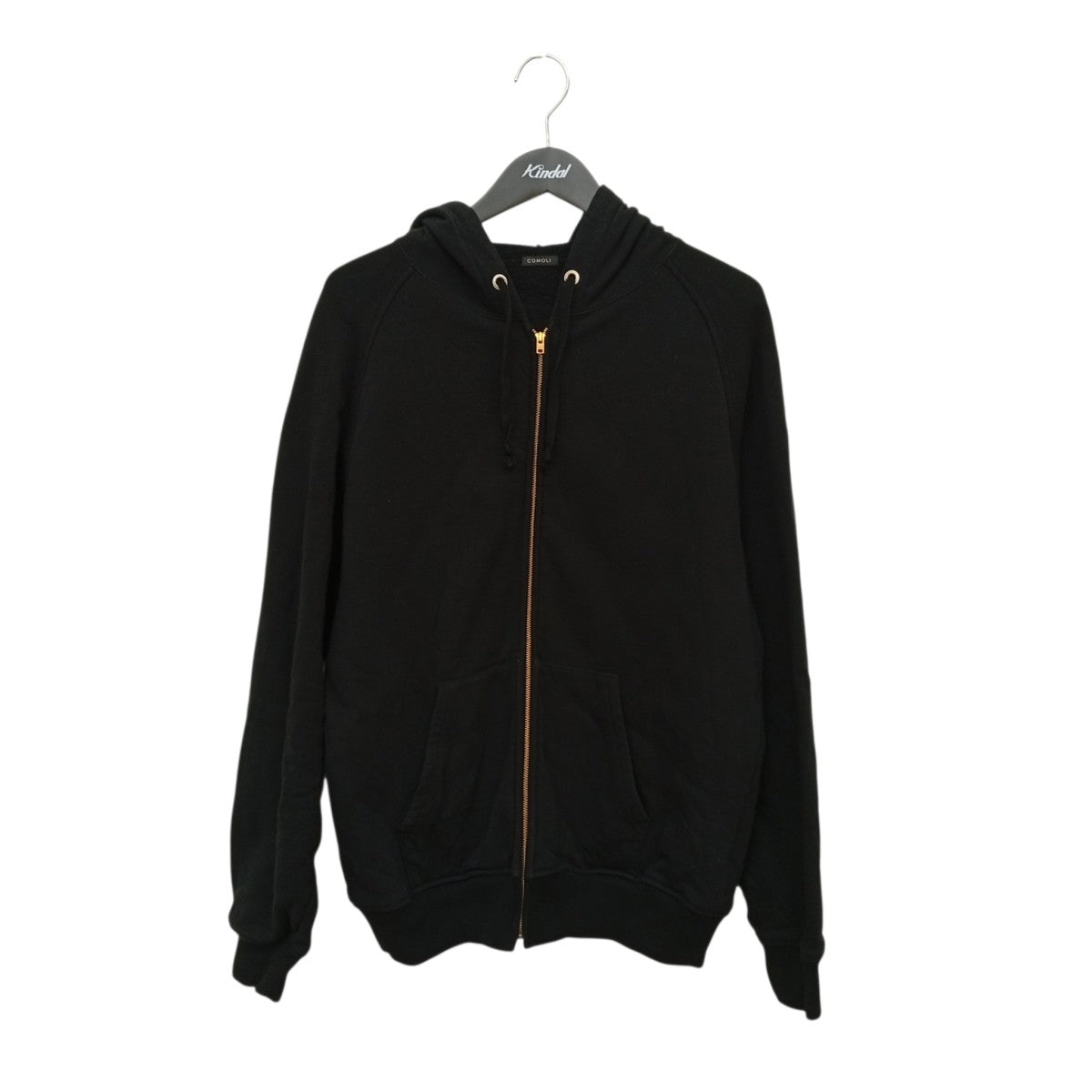 COMOLI コットン裏毛ジップジップパーカーC03-05001