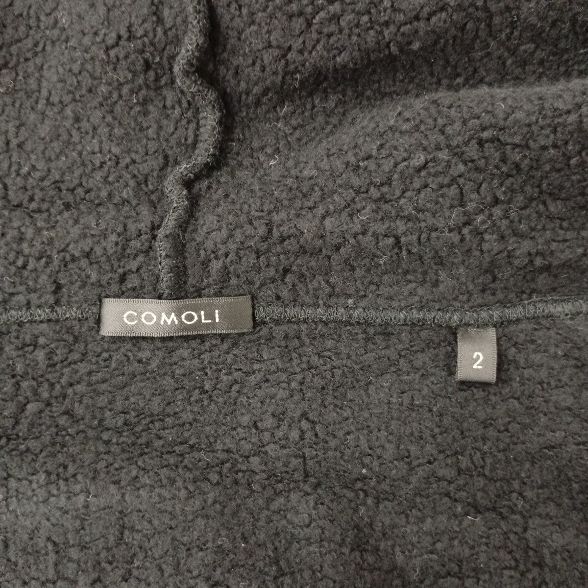 COMOLI コットン裏毛ジップジップパーカーC03-05001 古着・中古-5枚目のアイテム画像