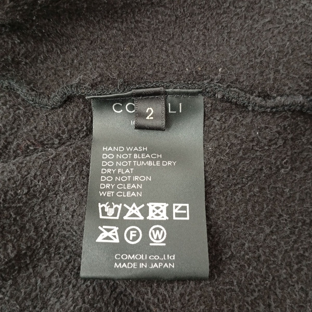 COMOLI フリース ジップフリースジャケットC03-05011 古着・中古-4枚目のアイテム画像