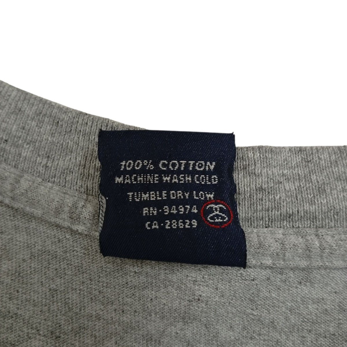 stussy 紺タグTシャツ 古着・中古-4枚目のアイテム画像
