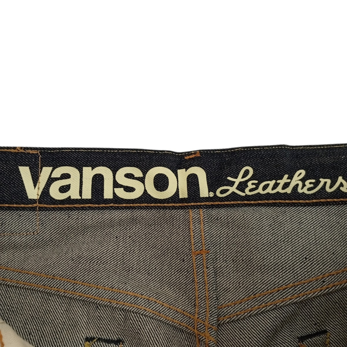 VANSON クロスボーンデニムパンツ 古着・中古-4枚目のアイテム画像