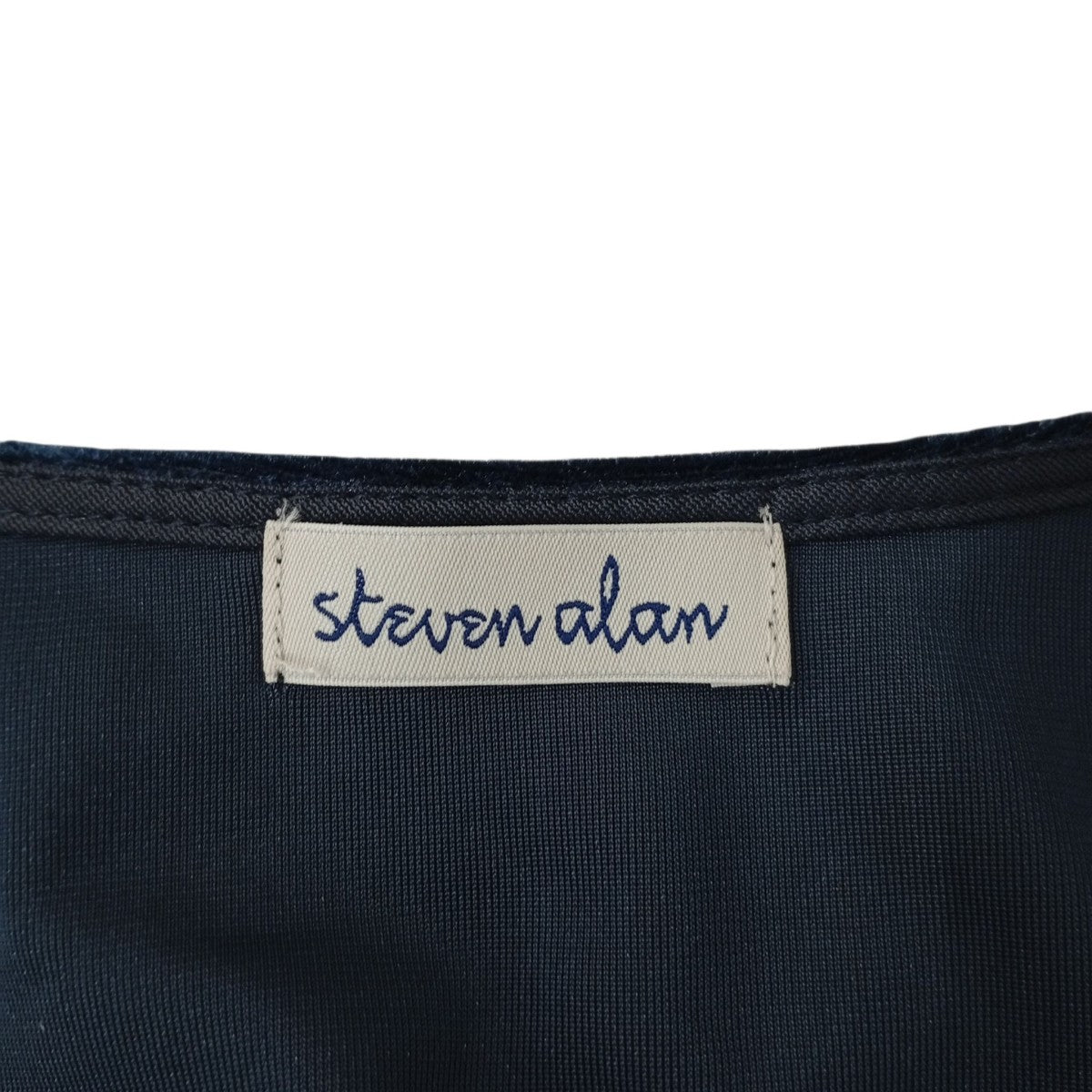 STEVEN ALAN VELOUR CACHE COEUR CARDIGANカーディガン8227-222-0039 古着・中古-3枚目のアイテム画像