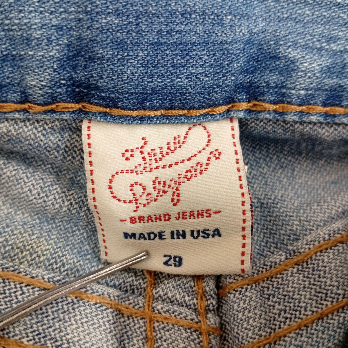 TRUE RELIGION JOEYデニムパンツ 古着・中古-4枚目のアイテム画像
