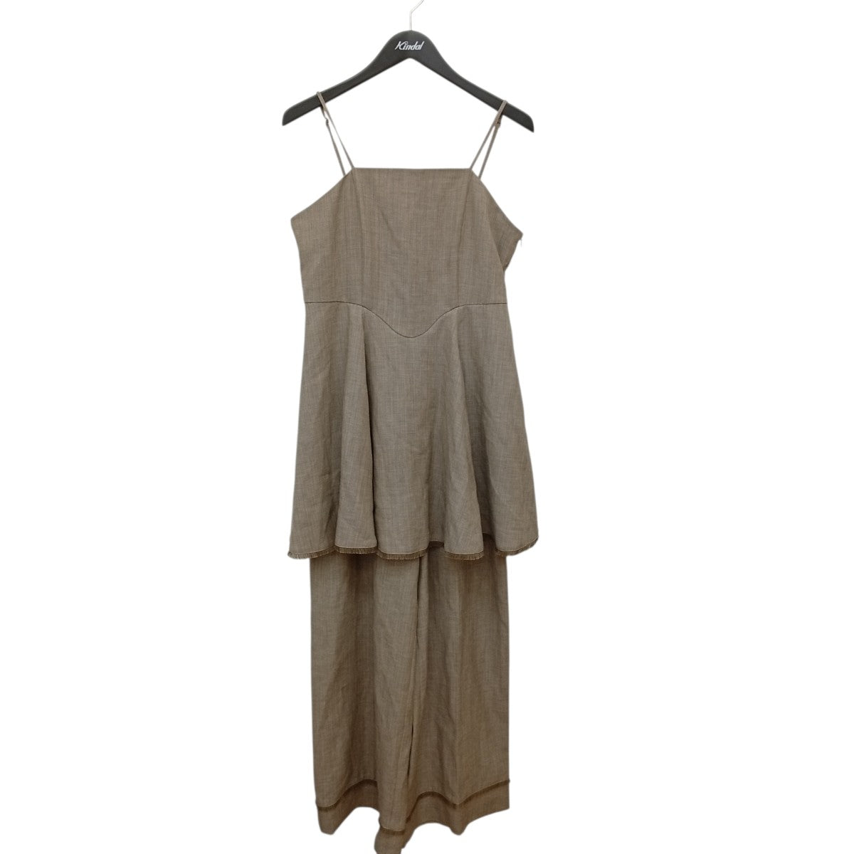 26SSTWEED PEPLUM CAMI ROMPERSサロペット0126105960120