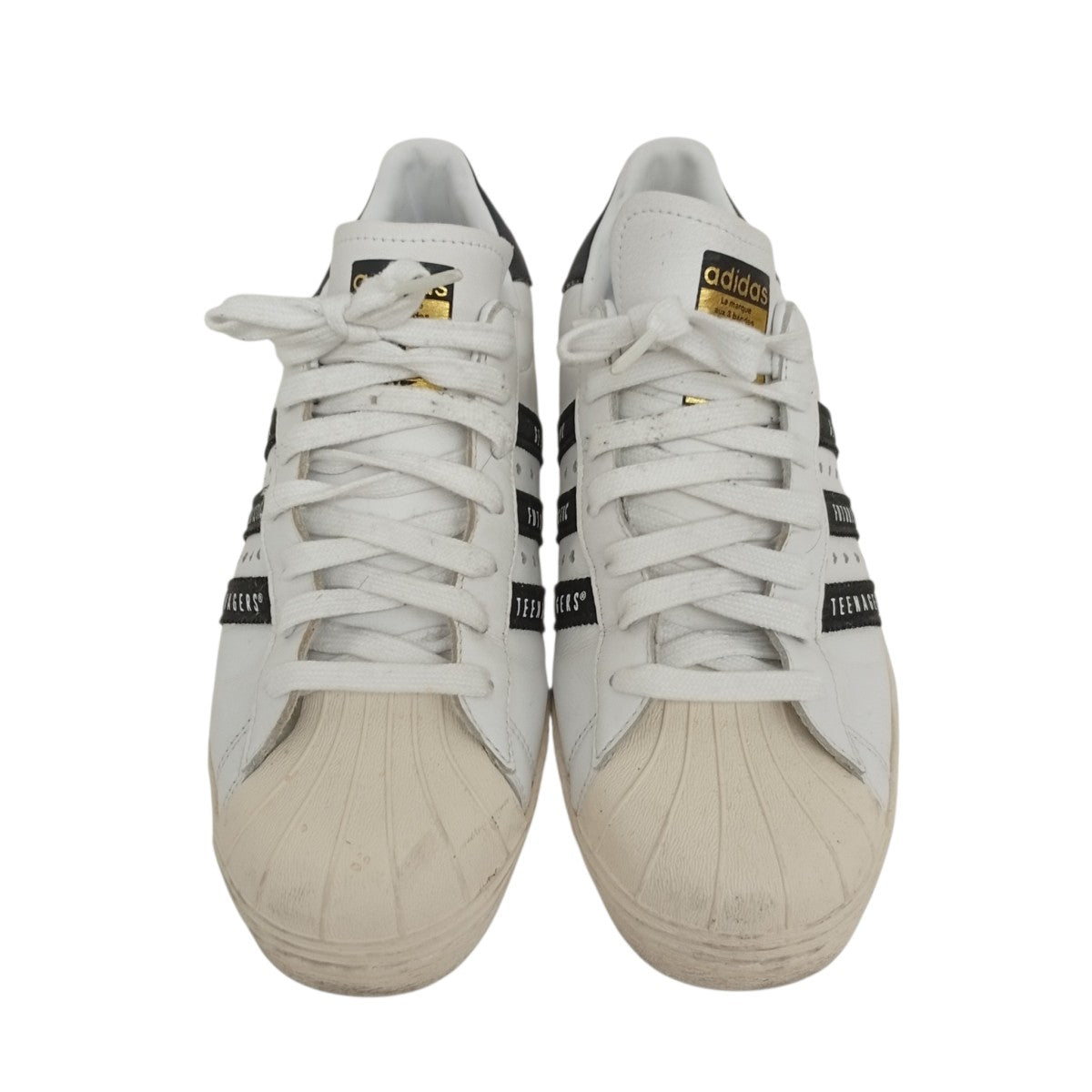 adidas originals×HUMAN MADE SUPER STAR 80sスニーカーFY0728 古着・中古-2枚目のアイテム画像