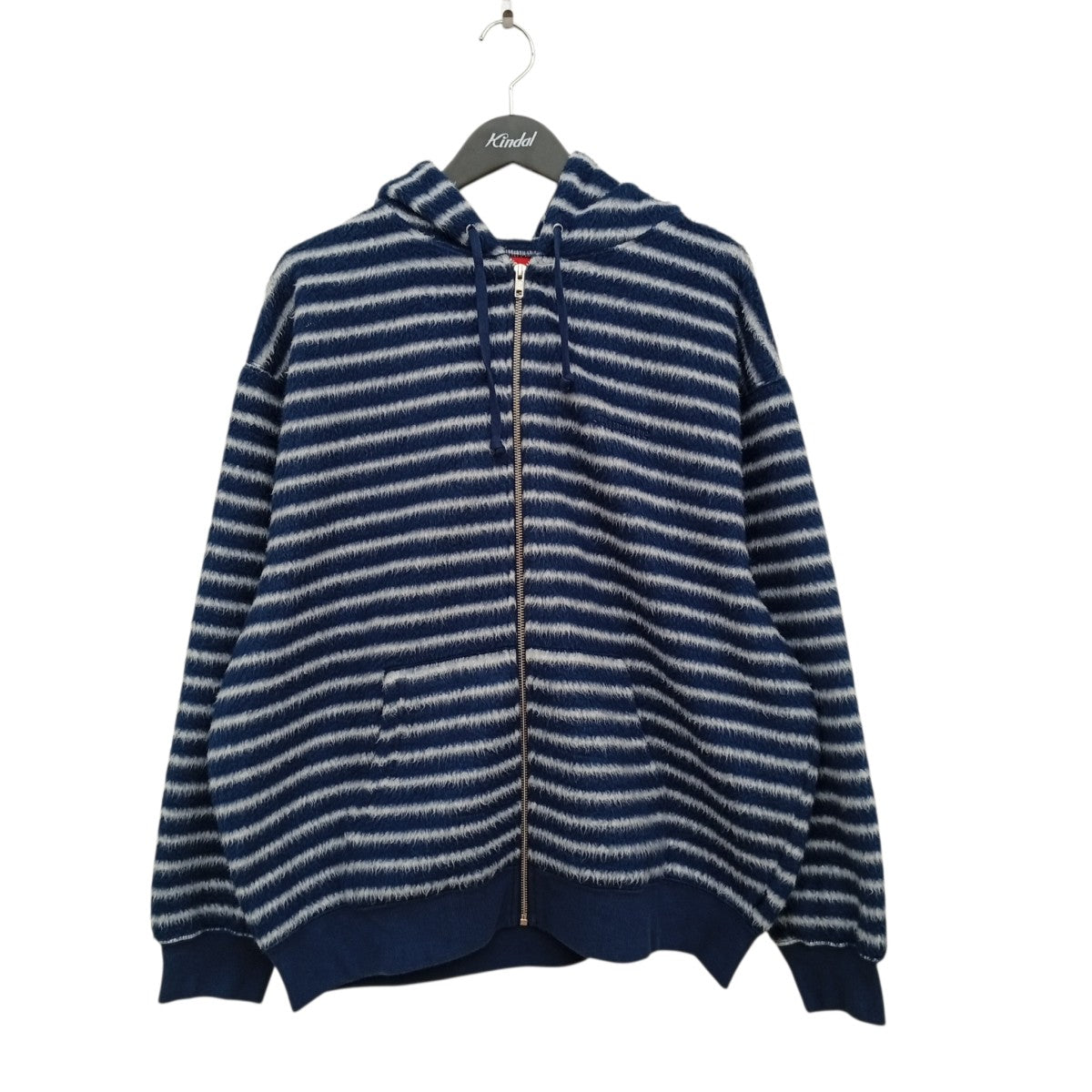 23FW Brushed Zip Up Hooded Sweatshirtボーダージップパーカー
