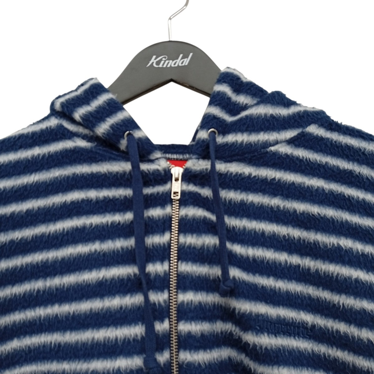 23FW Brushed Zip Up Hooded Sweatshirtボーダージップパーカー