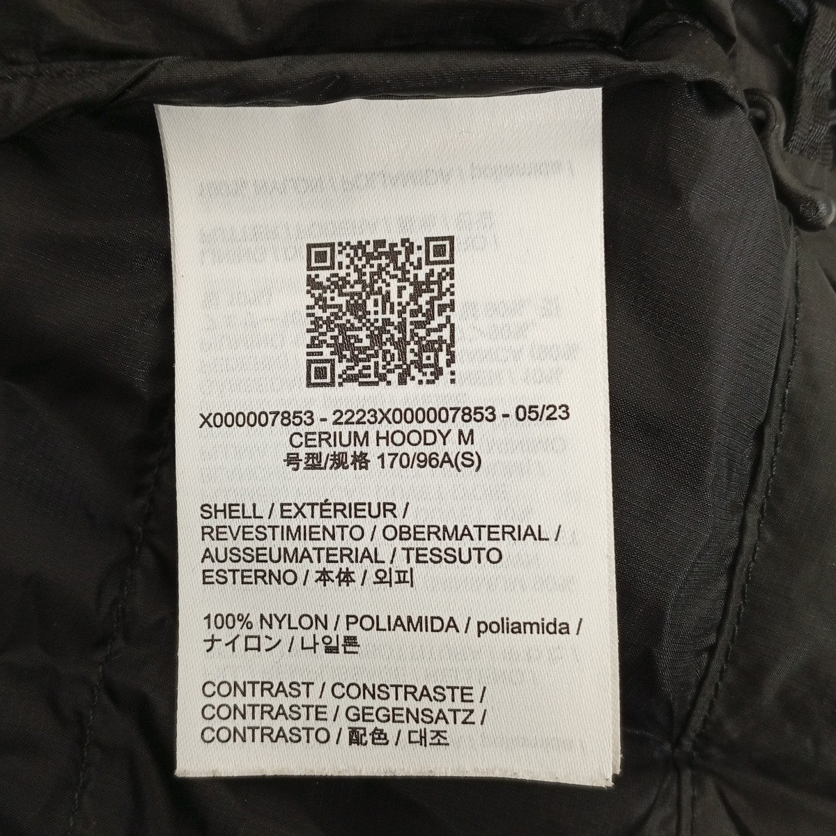 ARC’TERYX CERIUM HOODYダウンジャケットX000007853 古着・中古-4枚目のアイテム画像