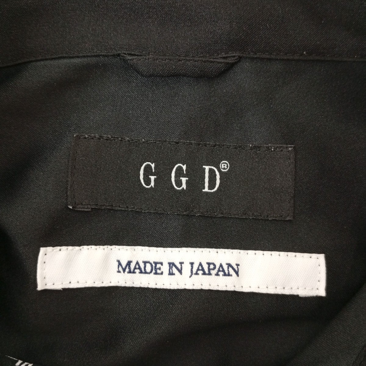 長袖ロング切替幾何学柄シャツCT04004