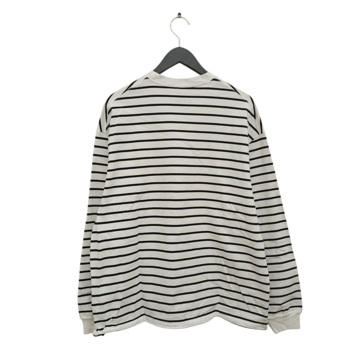 Optstuff Drawstring Border Long Sleeve T-shirtボーダーカットソーOPT10006 古着・中古-2枚目のアイテム画像
