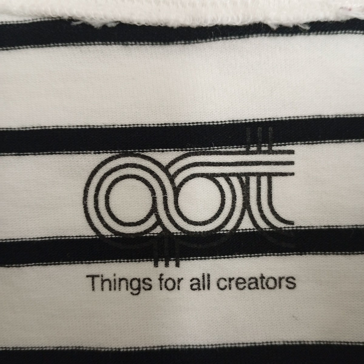 Optstuff Drawstring Border Long Sleeve T-shirtボーダーカットソーOPT10006 古着・中古-3枚目のアイテム画像