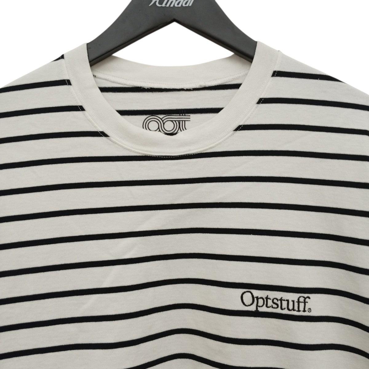 Optstuff Drawstring Border Long Sleeve T-shirtボーダーカットソーOPT10006 古着・中古-5枚目のアイテム画像