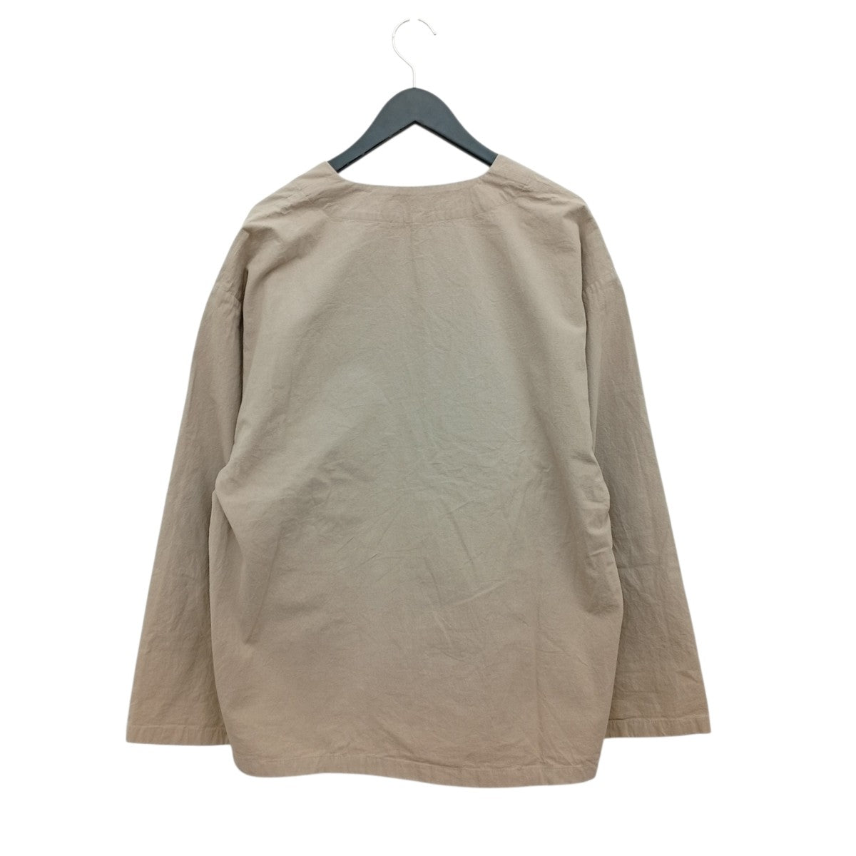 MAN-TLE DEEP V SHIRT BIO WASHシャツR4S5 古着・中古-2枚目のアイテム画像