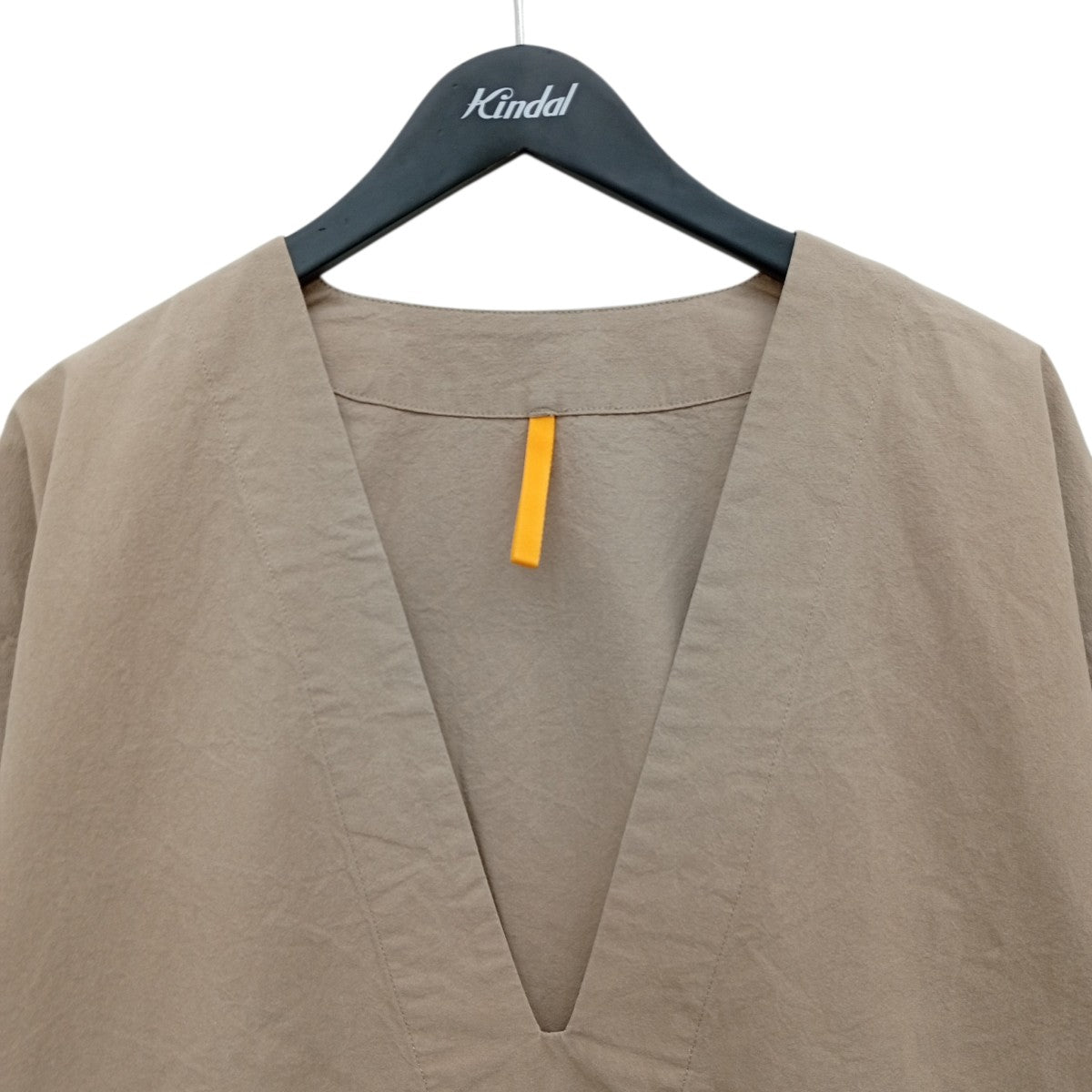 MAN-TLE DEEP V SHIRT BIO WASHシャツR4S5 古着・中古-4枚目のアイテム画像